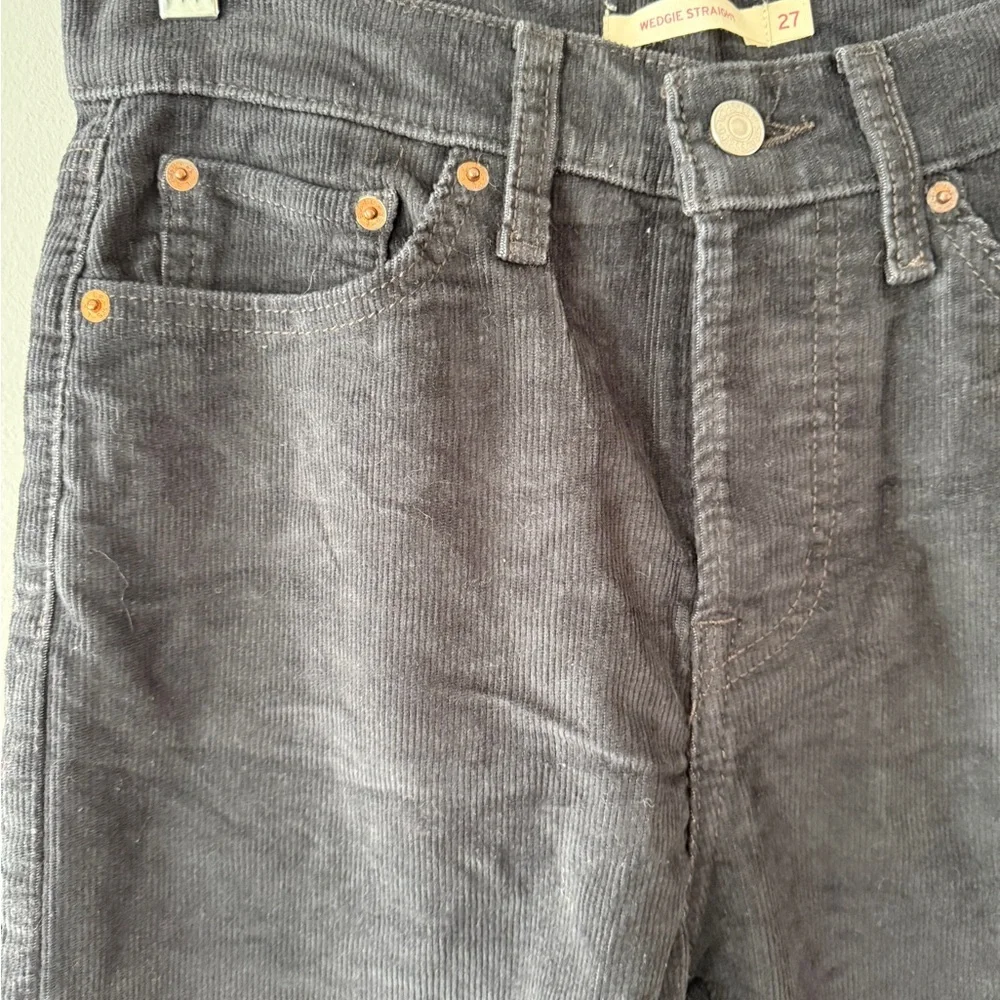 Levi’s Black Corduroy Pants Size 30‎ / Straight Fit